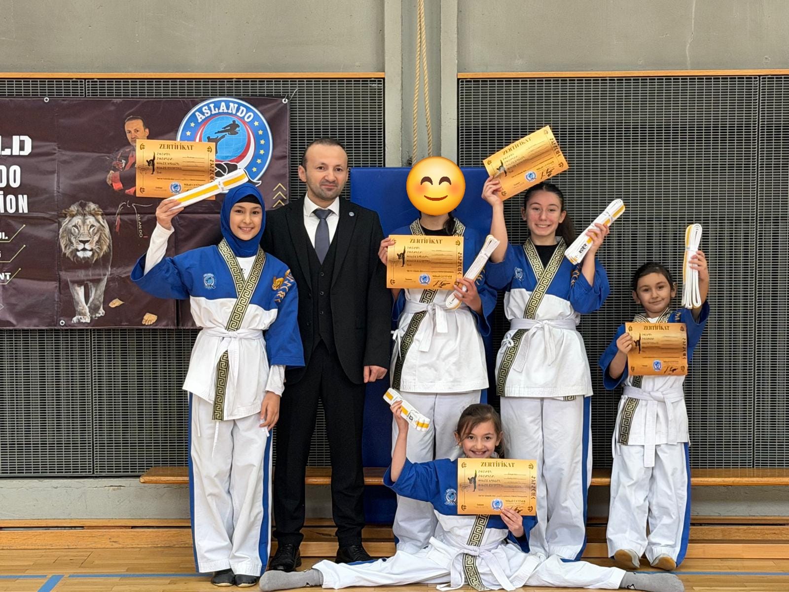 Aslando Kuşak İmtihanı Başarıyla Tamamlandı